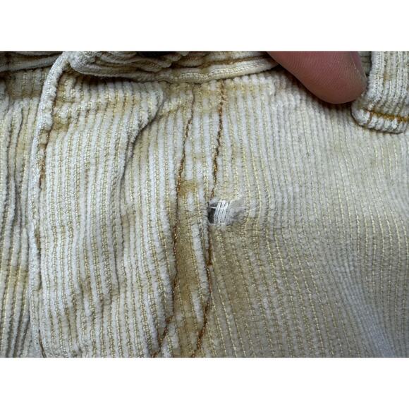 Abercrombie & Fitch Women's Flare Leg Tan Corduroy Pants - Size 0 (28x30) *READ* - Picture 7 of 7